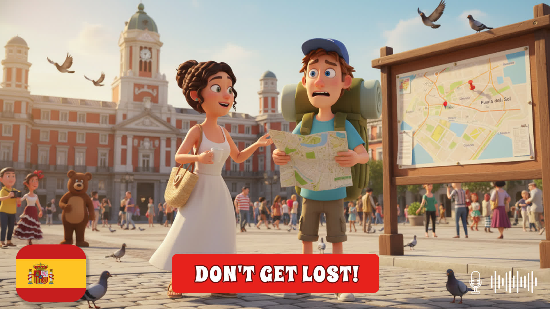 [PDF Transcript] How to Ask for Directions in Spanish 🗺️ 15 Beginner Conversations (A1-A2)