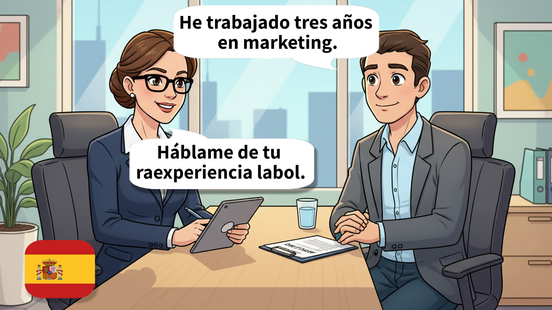 [PDF Script] 10 Short Dialogues in Spanish (A1-A2) | Talking About Your Job