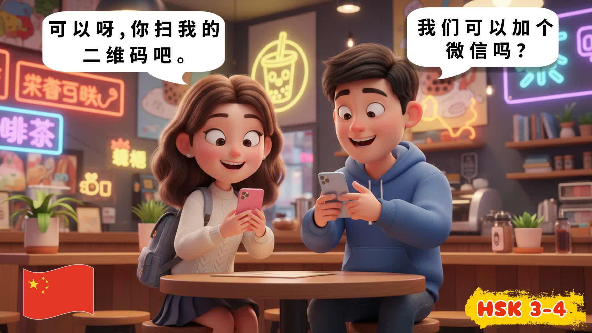 [Chinese Listening] Real-Life Chinese Conversations: WeChat, TikTok & Social Media (HSK 3-4)