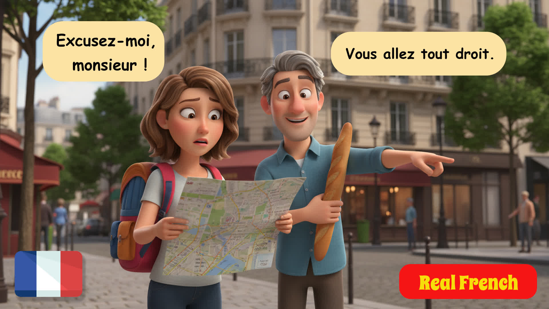 30 Minutes of Real-Life French Conversations (A1–A2) | Talking About Travel