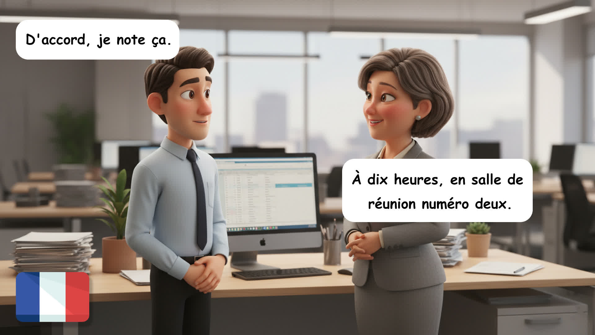 20 Minutes of Real-Life French Conversations (A1–A2) | Talking About Work