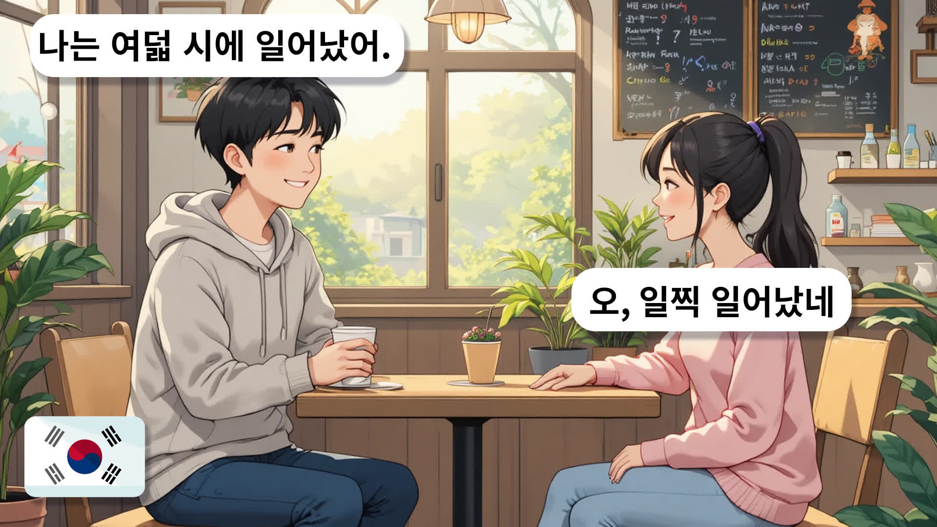 [PDF Transcript] Korean Conversations for Beginners: Daily Routines (TOPIK 1)