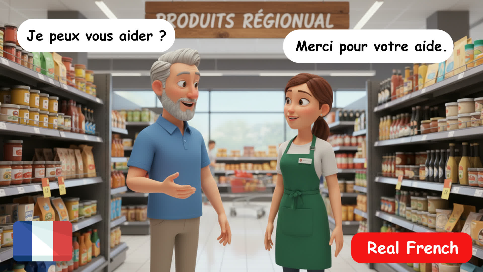 [PDF Transcript] Real-life daily situations reflecting authentic French culture