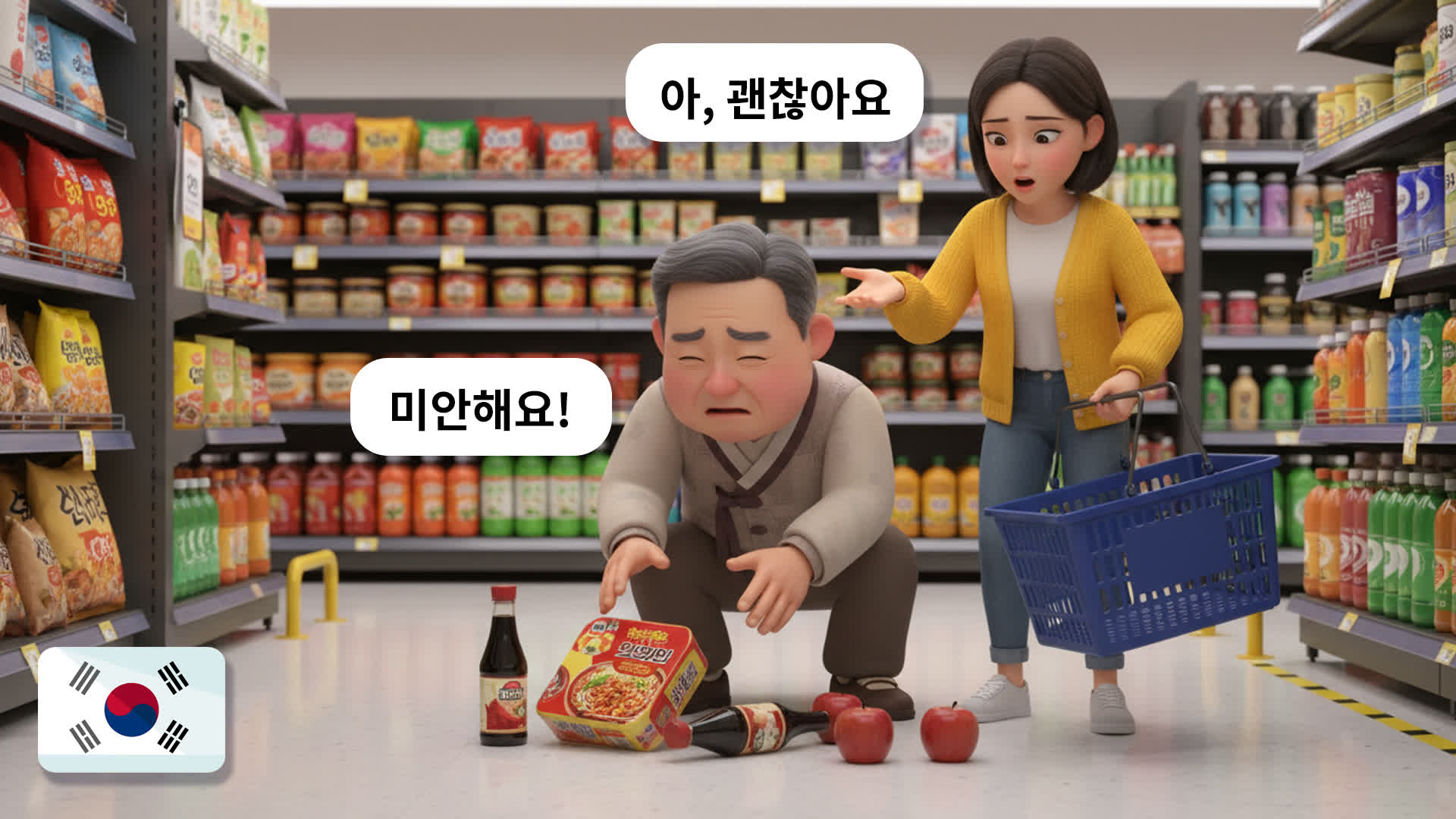 Essential Korean Conversations for Beginners: How to Express Gratitude and Apologize (TOPIK 1)