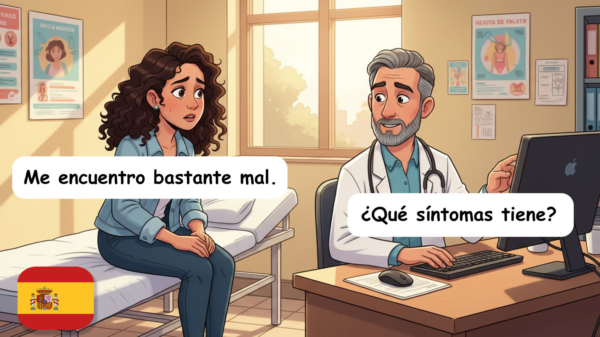 [PDF Transcript] 10 Easy Spanish Dialogues for Talking About Health